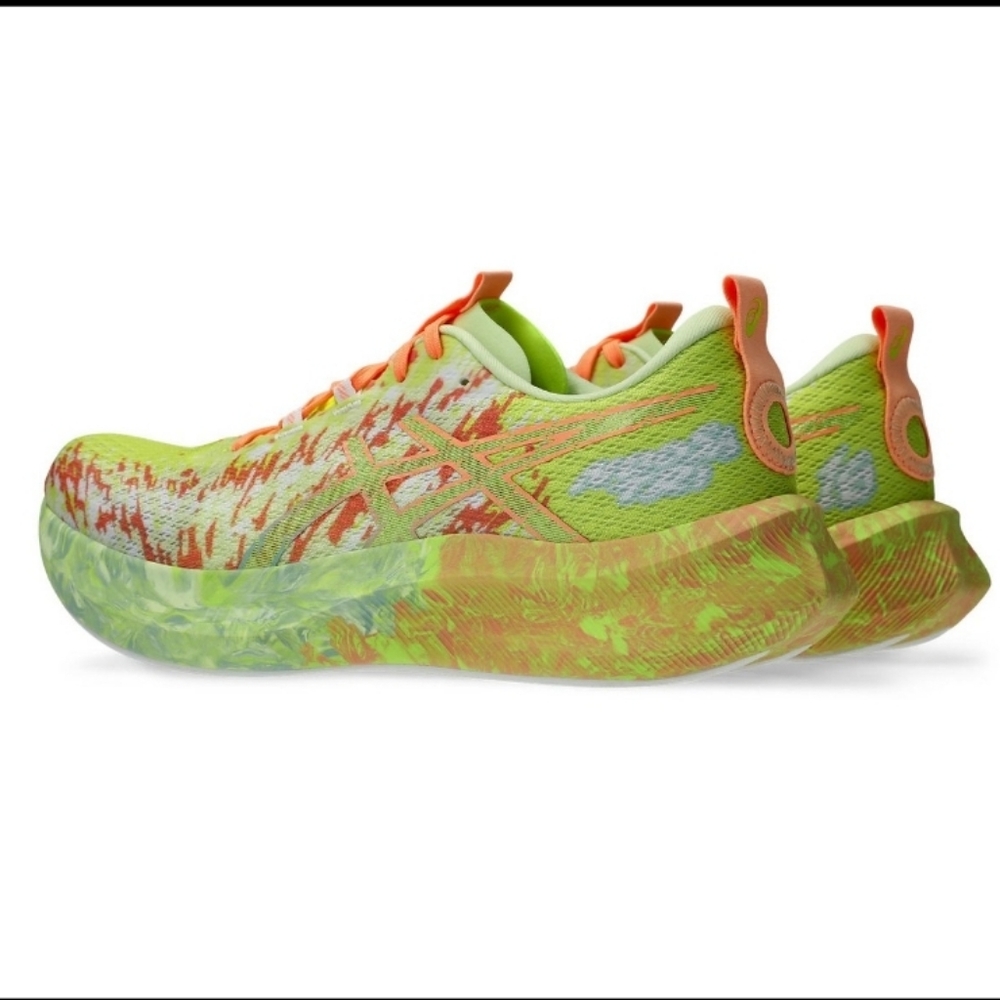 NIB Asics Noosa Tri 16 Safety Yellow/Cool Matcha Running Shoes Sz7.5 - Picture 4 of 11